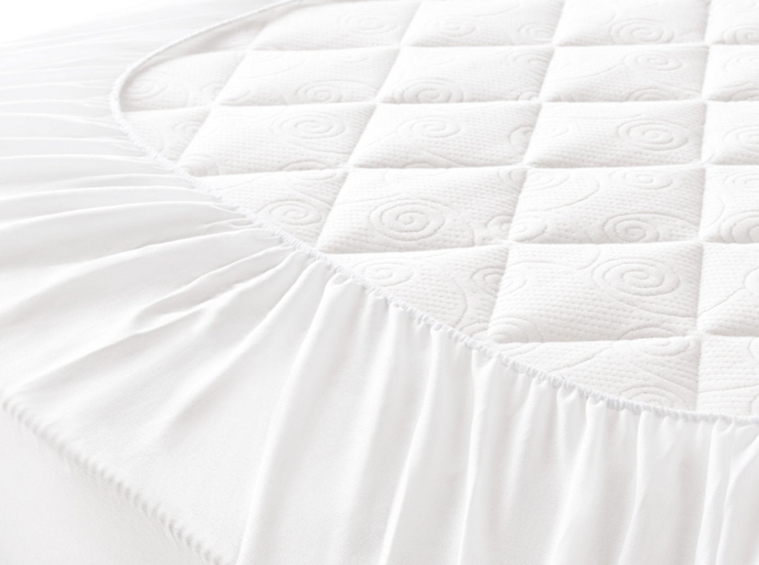 Die Zudecke Luxury Cotton Quilted Mattress Protector - Down & Cotton