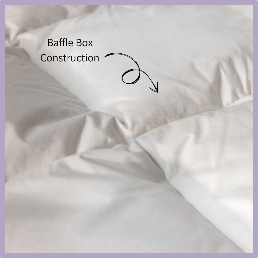 Surrey Down 80% Goose Down 4.5tog Duvet - Down & Cotton