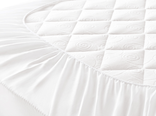 Surrey Down Luxury Non - Allergenic Mattress Protector - Single - Down & Cotton